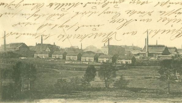 Ausschnitt aus einer Ansichtskarte 1906