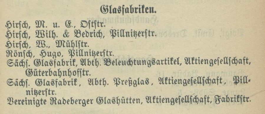 Adressbucheintrag 1896